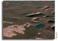 Curiosity Rover Samples Active Linear Dune on Mars